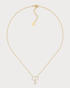 CHRISTIAN DIOR Petit CD Necklace | 迪奧 頸鏈 (Gold)