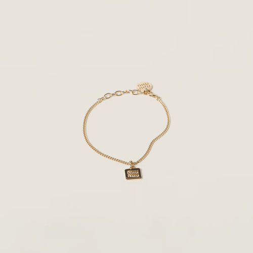 MIU MIU Metal Bracelet | 繆繆 手鏈 (金色)