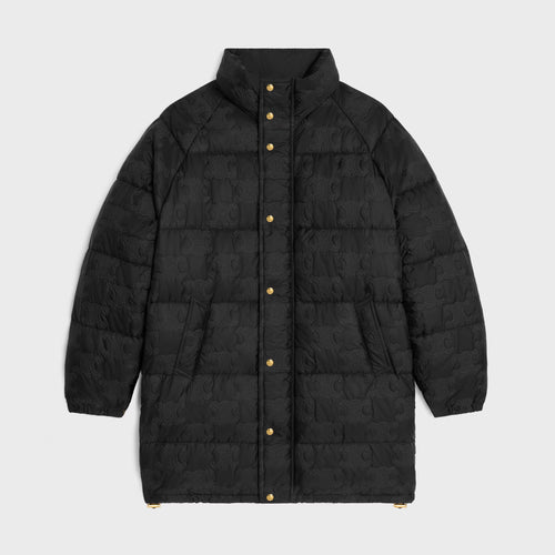 CELINE Long Triomphe Down Jacket in Lightweight | 賽琳 外套 (黑色)