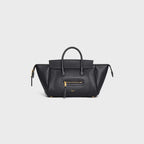CELINE Little Luggage in Grained Calfskin | CELINE Handbag (Small/Black)