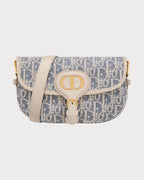 CHRISTIAN DIOR Dior Bobby East-West Bag Oblique Jacquard(Blue)