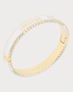 CHRISTIAN DIOR Dior Night Code Bangle | 迪奧 手鐲 (White)