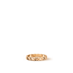 CHANEL Coco Crush Ring Quilted motif 18K Beige Gold | CHANEL Ring (Rose Gold)