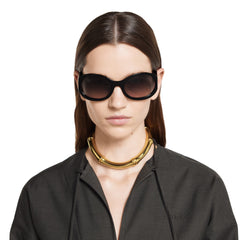 GUCCI Round Frame Sunglasses | Gucci Sunglasses (Multi-color)