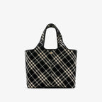 BURBERRY Medium Check Tote Black | 博柏利 手提袋 (中碼/黑色)