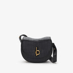 BURBERRY Small Rocking Horse Bag Croc-Effect Black | 博柏利 鱷魚壓紋手袋 (細碼/黑色)