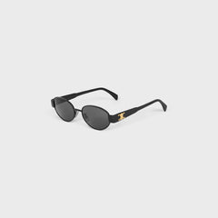 CELINE Women's Triomphe Metal 01 sunglasses in Metal | CELINE sunglasses (multi-color)