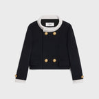 CELINE Brompton Jacket in Cashmere Cloth | 賽琳 Brompton 羊絨布外套（黑色）