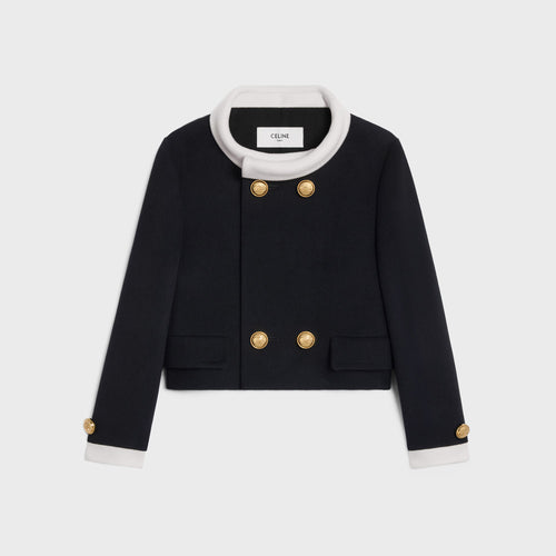 CELINE Brompton Jacket in Cashmere Cloth | 賽琳 Brompton 羊絨布外套（黑色）