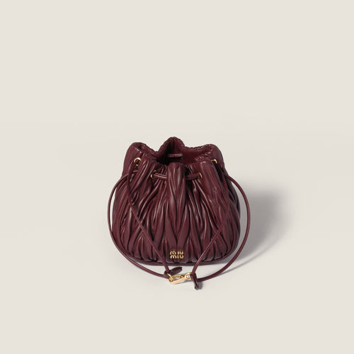 MIU MIU Matelasse Nappa Leather Pouch | 繆繆 手袋 (多色)