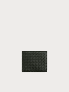 BOTTEGA VENETA (M) Intrecciato Piccolo Bi-Fold Wallet Calfskin(3 Colors)
