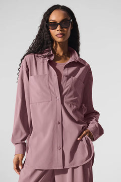 ALO YOGA Dreamscape Button Down Long Sleeve | 長袖襯衫 (多色)