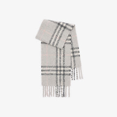 BURBERRY Check Alpaca Wool Blend Boucle Scarf | 博柏利 頸巾 (多色)