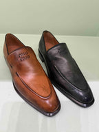 MIU MIU Leather Loafers(2 Colors)