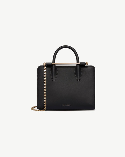 STRATHBERRY Mini Tote Calf Leather | Handbag (Mini/Black)