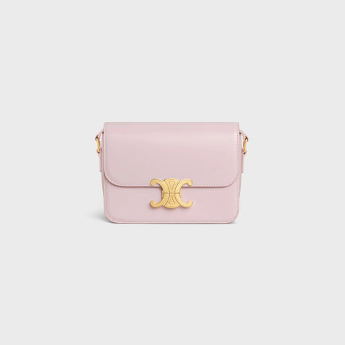 CELINE Teen Triomphe Bag Shiny Calfskin Black | Celine Handbag (Multiple Colors) 