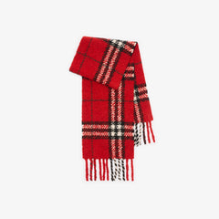 BURBERRY Check Alpaca Wool Blend Boucle Scarf | 博柏利 頸巾 (多色)