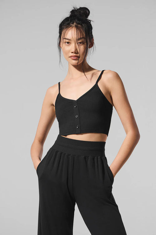 ALO YOGA Ribbed Delicate Lounge Tank | 羅紋休閒背心 (多色)