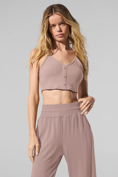 ALO YOGA Ribbed Delicate Lounge Tank | 羅紋休閒背心 (多色)