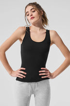 ALO YOGA Ribbed Mesh Secret Tank | 羅紋網眼背心 (多色)