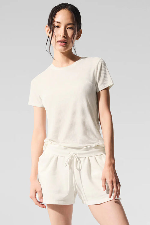 ALO YOGA Ribbed Sea Coast Tee | 羅紋短袖 (多色)