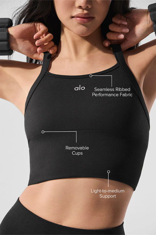 ALO YOGA Seamless Ribbed Favorite Bra Tank | 無縫羅紋背心內衣 (多色)
