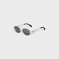 CELINE Women's Triomphe Metal 01 sunglasses in Metal | CELINE sunglasses (multi-color)