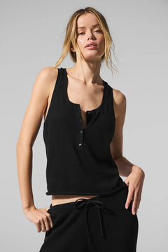 ALO YOGA Supernatural Sweater Henley Tank | 背心毛衣 (多色)
