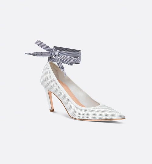 CHRISTIAN DIOR Women's D-Journey Lace-Up Pump | Dior High Heels (Black)