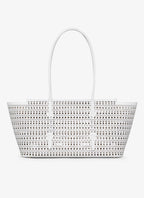 ALAIA Neo Mina 32 Bag In Vienne Calfskin | 手提袋 (白色) - LondonKelly 英國名牌代購