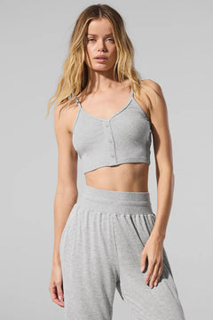 ALO YOGA Ribbed Delicate Lounge Tank | 羅紋休閒背心 (多色) - LondonKelly 英國名牌代購