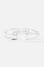 APM MONACO AB3307OX Cuff with Sliding Rings | 滑動戒指手鐲 (銀色） - LondonKelly 英國名牌代購