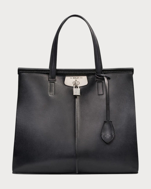 BERLUTI Luti 38 Leather Tote Bag | 伯魯提 男仕手袋 (黑色) - LONDONKELLY 英國名牌代購