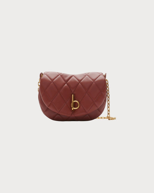 BURBERRY Quilted Rocking Horse Bag Rust | 博柏利 手袋 (深紅色) - LondonKelly 英國名牌代購