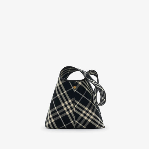 BURBERRY Small Check Shoulder Bag Black | 博柏利 手袋 (細碼/黑色) - LondonKelly 英國名牌代購