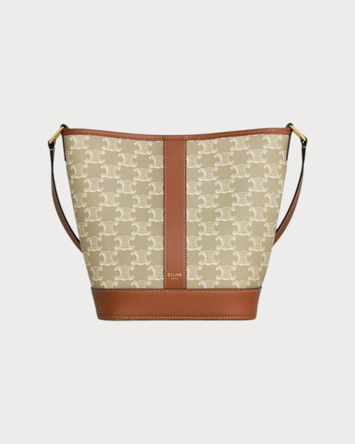 CELINE Small Bucket Bag Grege | 赛琳 水桶袋 (米棕色)