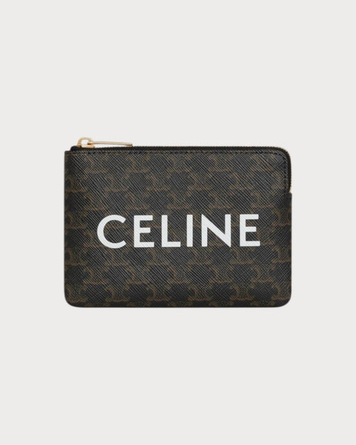 CELINE Coin and Card Pouch | 賽琳 銀包 (啡色老花) - LONDONKELLY 英國名牌代購