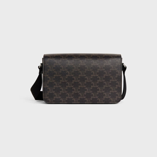 CELINE Men's Flap Messenger Bag | 賽琳 男仕郵差袋 (黑色) - LondonKelly 英國名牌代購