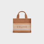 CELINE Small Cabas Thais In Striped Textile | 賽琳 手提袋 (細碼/啡色) - LondonKelly 英國名牌代購