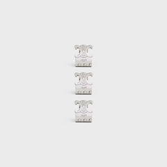 CELINE Triomphe Set of 3 Mini Triomphe Claws | 賽琳 髮夾 (金色) - LondonKelly 英國名牌代購
