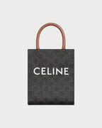 CELINE Vertical Cabas Canvas Tan Triomphe Canvas(Mini/2 Colors) - LONDONKELLY 英國名牌代購