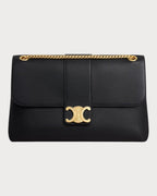 CELINE Large Celine Victoire Bag In Supple Grained Calfskin | 赛琳 手袋 (大码/黑色) - LondonKelly 英国名牌代购