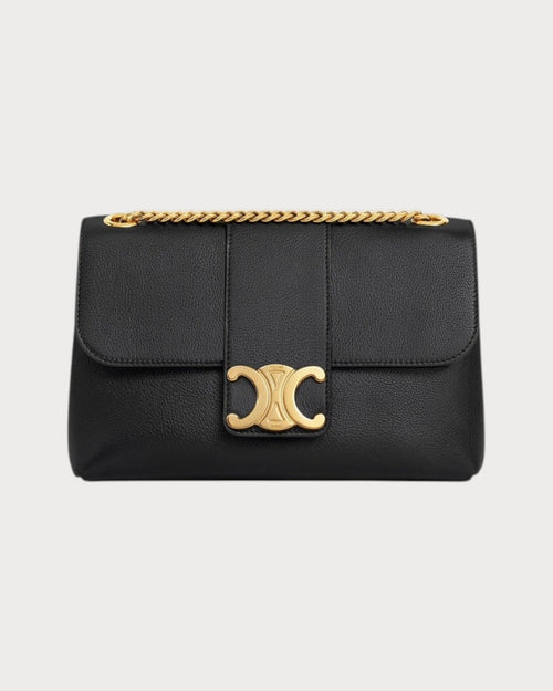 CELINE Medium Victorie Bag | 赛琳 手袋 (Black)