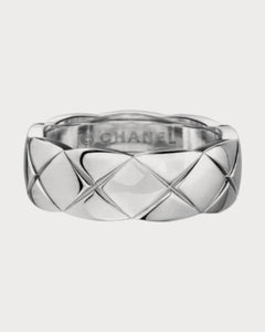 CHANEL J10817 Coco Crush Ring Quilted Motif Small & 18K Beige Gold | 香奈兒 戒指 (多色) - LONDONKELLY 英國名牌代購