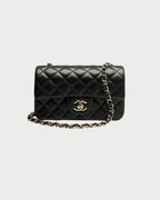 CHANEL Mini Flap Bag Lambskin Black | 香奈兒 迷你手袋 (黑色) - LONDONKELLY 英國名牌代購