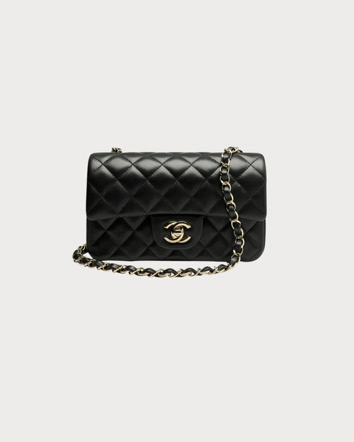 CHANEL Mini Flap Bag Lambskin Black | 香奈兒 迷你手袋 (黑色) - LONDONKELLY 英國名牌代購