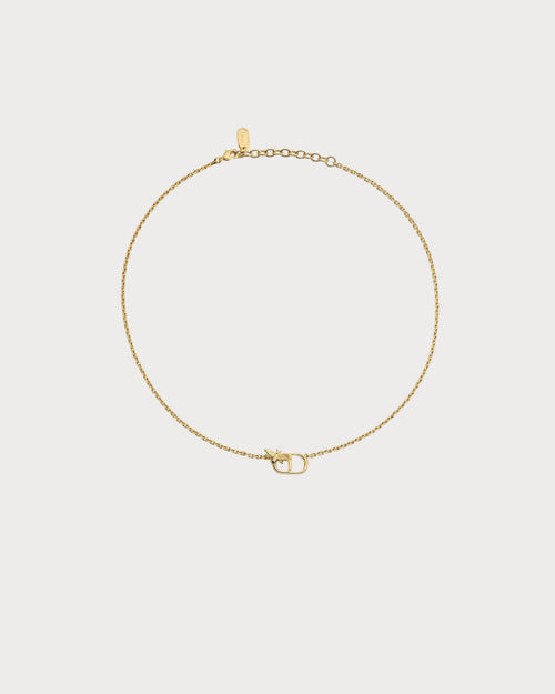 CHRISTIAN DIOR CD Garden Necklace | 迪奧 頸鏈 (金色) - LONDONKELLY 英國名牌代購