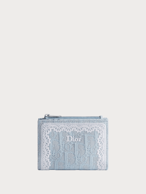 CHRISTIAN DIOR Dior Oblique Dahlia Wallet(Blue) - LONDONKELLY 英國名牌代購