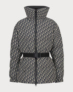 CHRISTIAN DIOR DIORALPS Puffer Jacket with Belt | 迪奥 外套 (蓝色)