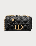 CHRISTIAN DIOR Medium Dior Caro Bag | 迪奧 Caro 手袋 (中碼/黑色) - LONDONKELLY